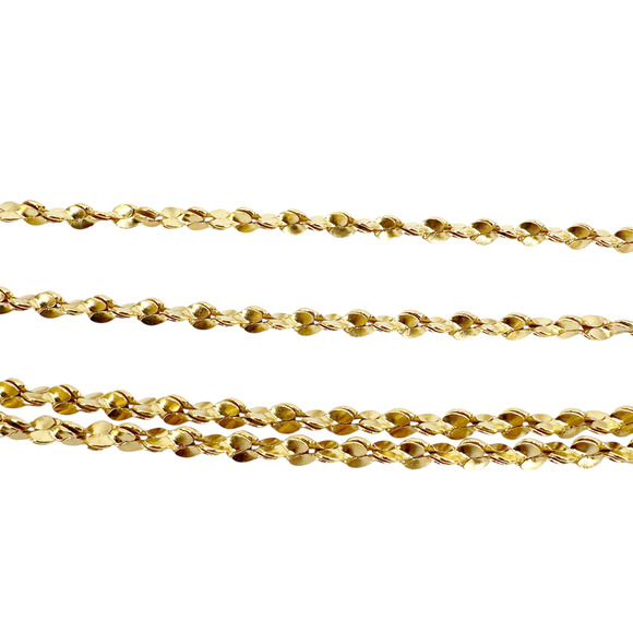 VIRGINS SAINTS & ANGELS VSA Love Chain Necklace with Electra Medallion Gold - Picture 4 of 7